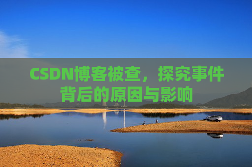 CSDN博客被查,探究事件背后的原因与影响